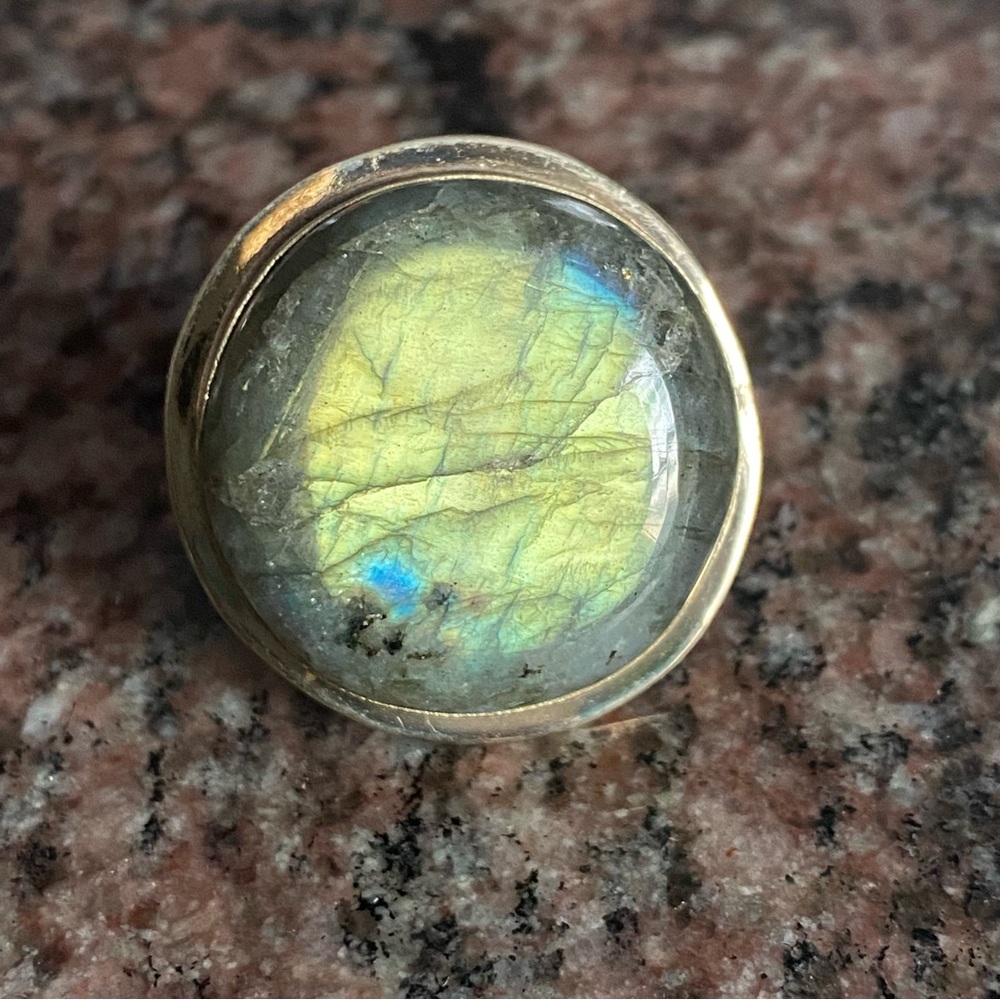 Statement Labradorite Cocktail Ring - image 2
